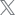 x icon