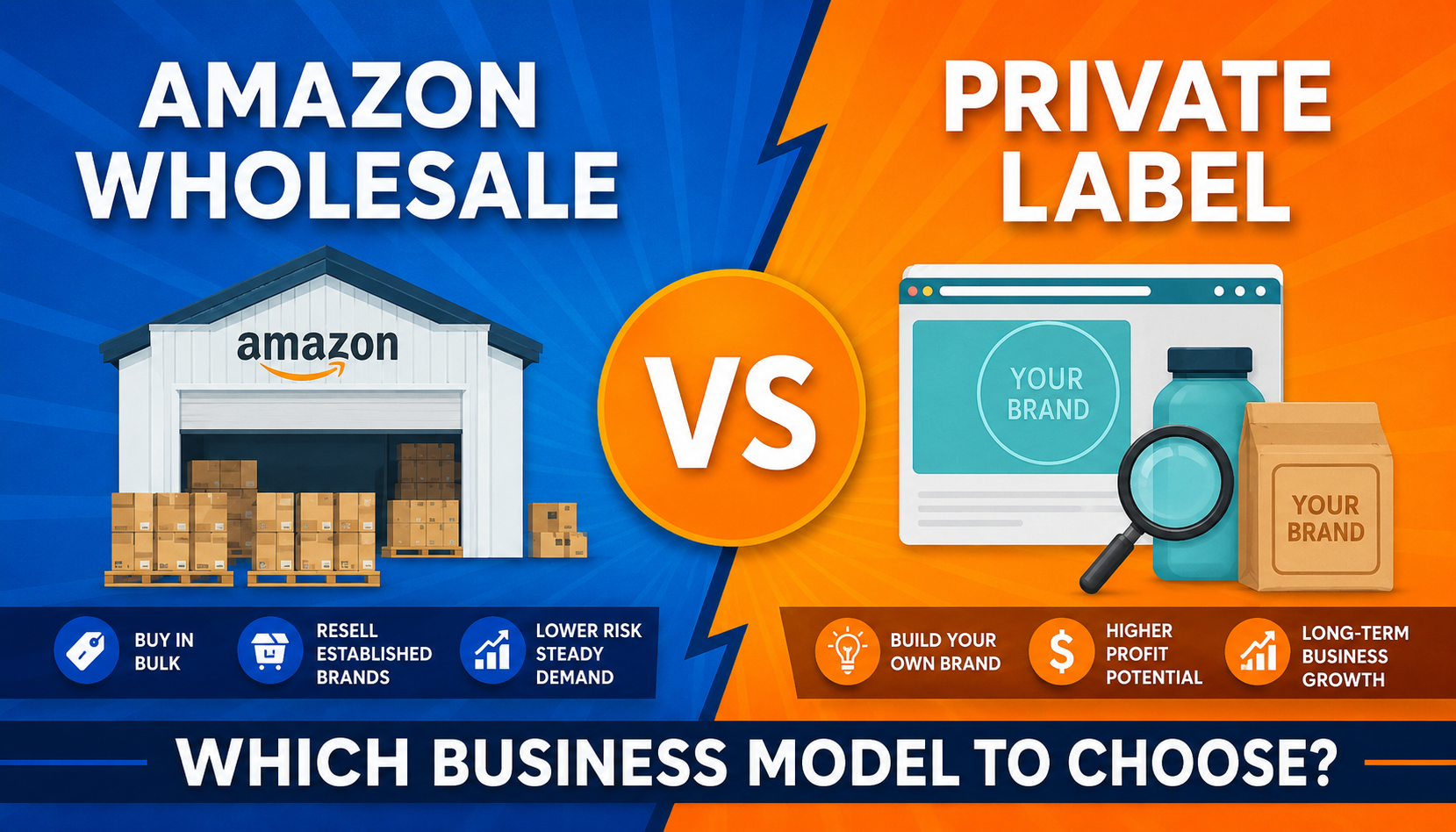 Amazon Wholesale vs Private Label: Which Business Model to Choose?